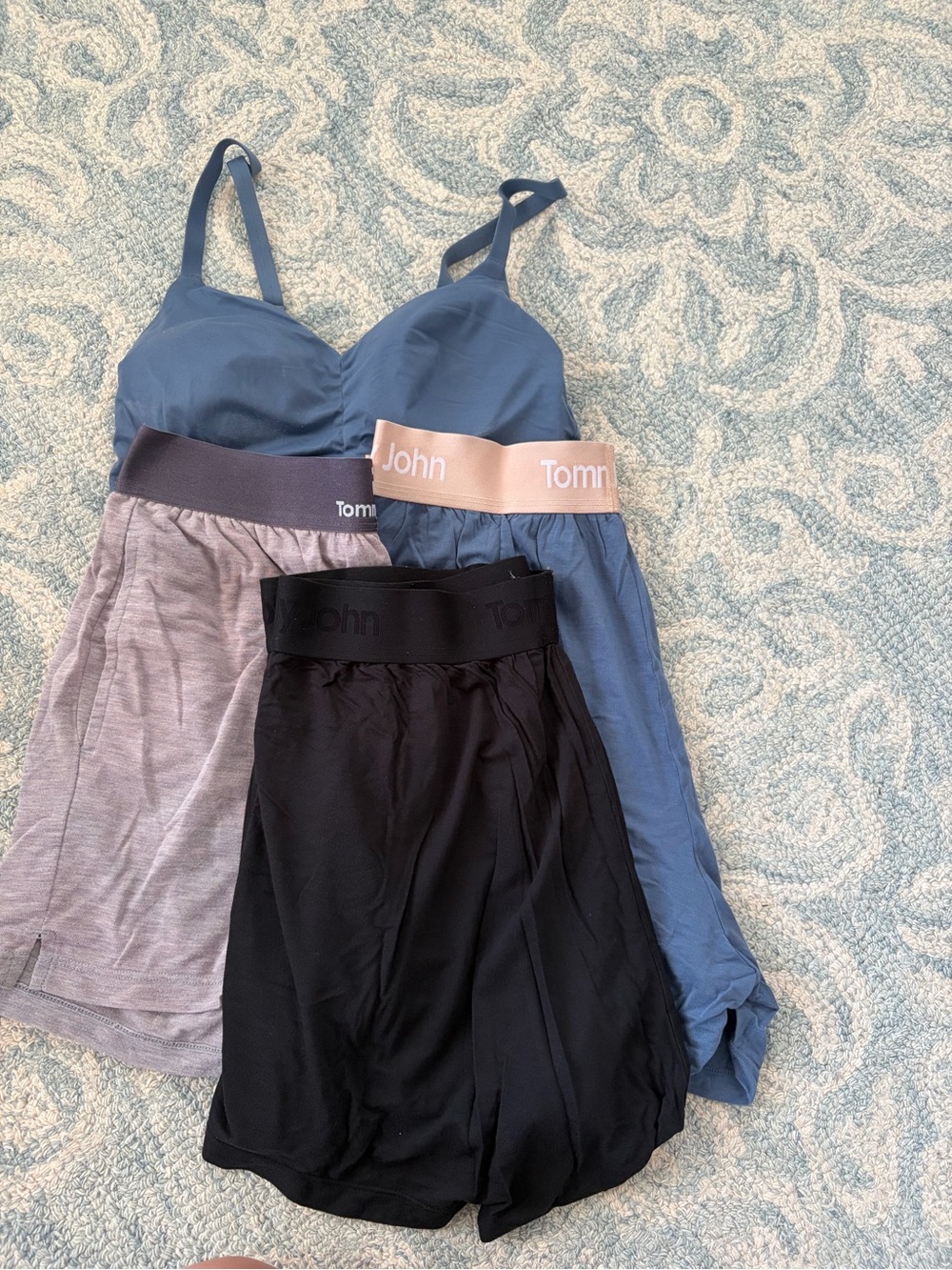 Tommy John Blue Bralette & Mixed Color Intimates Bundle